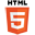 Written in HTML5 - Icon